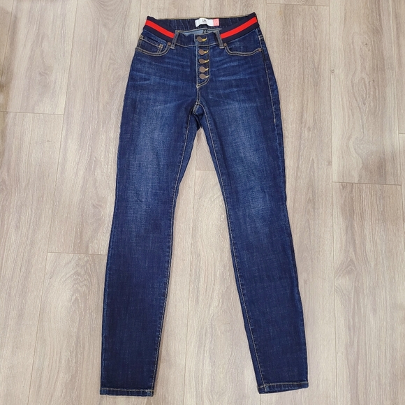 Cabi Button Fly Skinny Jeans - Picture 1 of 7